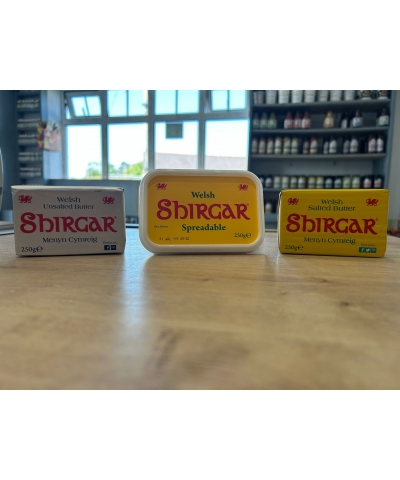 Shirgar Welsh Unsalted Butter 250g
